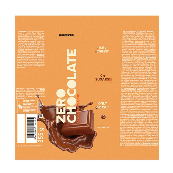 Sirope De Chocolate Zero