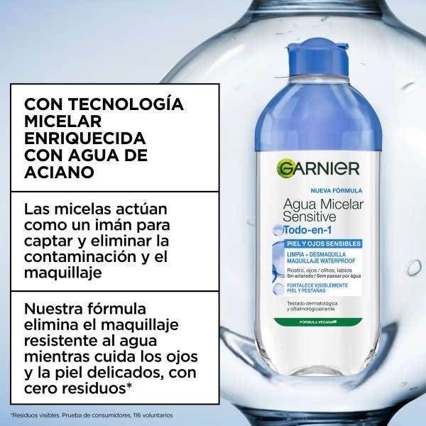 Garnier Skinactive Agua Micelar Sensitive