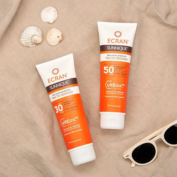 Ecran Sunnique Gel-Crema Tacto Sedoso SPF50
